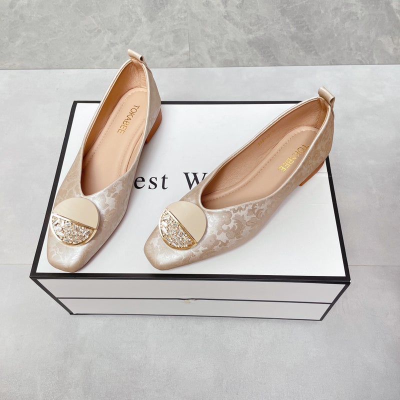 2024 Autumn New Pointed Shallow High-Heeled All-Match Fashion Single-Layer Shoes Autumn - Image 2